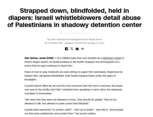 Iarael tortures Palestinians Prisoners and uses human shields